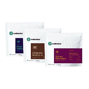 [Kit Degustação 3 pacotes] | Puro Suco do Caparaó