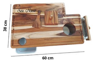 Master Grill Tábua Inteligente para Churrasco Personalizada a Laser
