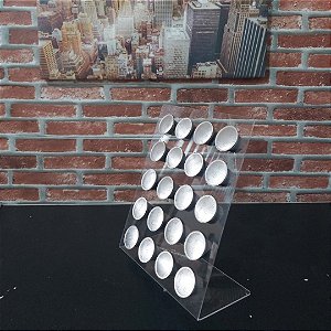 Porta Cápsulas Acrílico Nespresso 20 cápsulas