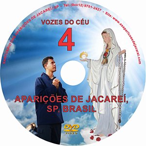 DVD VOZES DO CÉU 04- Filme 2 das Aparições de Jacareí ao Vidente Marcos Tadeu