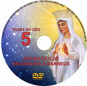 DVD VOZES DO CÉU 5- Filme das Aparições na Bélgica (Banneaux a Vidente Mariette Beco e Beauraing a vários videntes)