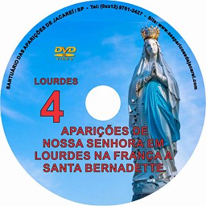 DVD- FILME AS APARIÇÕES DE LOURDES 4