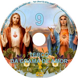 DVD ILUSTRADO- TERÇO DA CHAMA DE AMOR 9