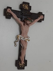 CRUCIFIXO DE RESINA 20 CM