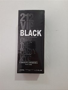 PERFUME MASCULINO 212 VIP BLACK 50ML