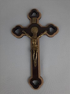 Crucifixos De Madeira 35  cm