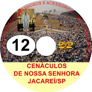 DVD DE CENÁCULO DAS APARIÇOES DE JACAREI N12