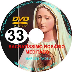 DVD ROSÁRIO MEDITADO 33