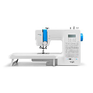 Máquina de Costura Elgin Premium Plus+ JX-11000 - Bivolt Com Mesa Extensora