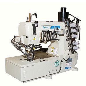 MAQUINA DE COSTURA GALONEIRA BASE PLANA SANSEI ELETRONICA SA-M31016-01DD364 CBXUT - 220v