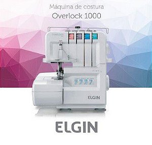 Máquina de Costura Overlock Doméstica - Elgin - 1000 - 220V
