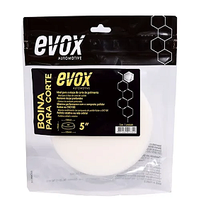Boina de Espuma Corte Branca 5" Polegadas Evox