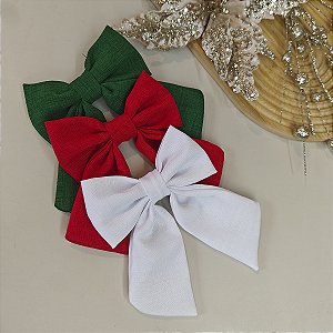 Laço de Cabelo Francisca Azul Lilás Vermelho Amarelo Off Pink Cinza Menina Criança Infantil