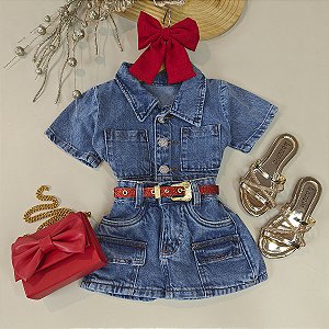 Conjunto Jeans Olivia 04 ao 08
