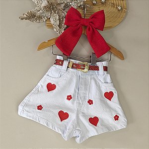 Short Corações Natal 02 ao 10