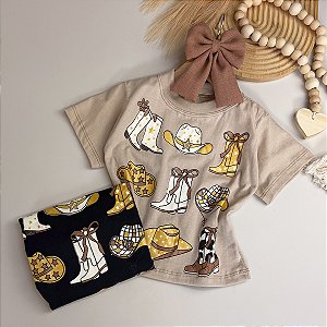 T-Shirt Boiadeira Nude 04 ao 12