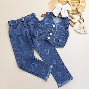 Conjunto Jeans Fabiane 04 ao 10
