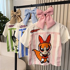 T-Shirt Meninas Superpoderosas 04 ao 12