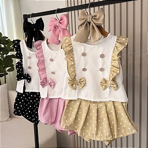 Conjunto Larrisa 04 ao 10 (2 Peças)