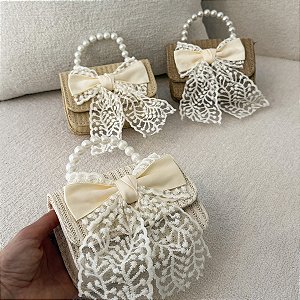 Bolsa Palha Laço