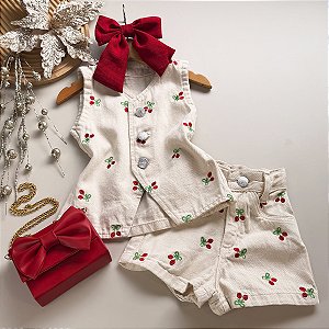Conjunto Cerejas de Natal 04 ao 12