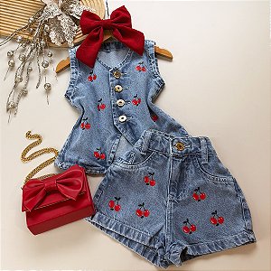 Conjunto Cerejas de Natal 04 ao 12 (2 Peças)