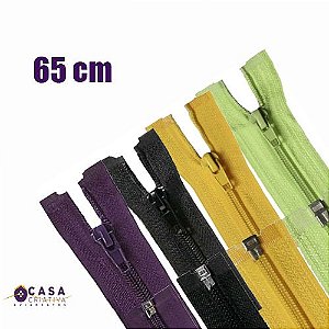ZIPER NYLON GROSSO DEST. - 65CM - Nº5 - PCT C/100 UNID.