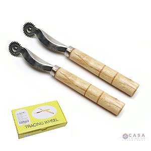 CARRETILHA MARCADORA DE TECIDO - PACOTE COM 12 UNIDADES