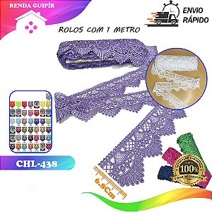RENDA GUIPIR CHL-438 6.8 CM - POR METRO