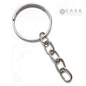 ARGOLA DE CHAVEIRO SIMPLES - 20MM - PACOTE C/1000 UNID.