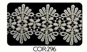 Renda Guipir CHL-055 10.0 Cm -  Rolo C/13.7 Mts Cor:Natural