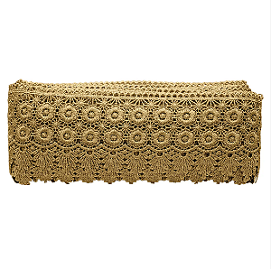 Renda Guipir CHL-427 9.5 Cm -  Rolo C/13.7 Metros Cor: Ouro