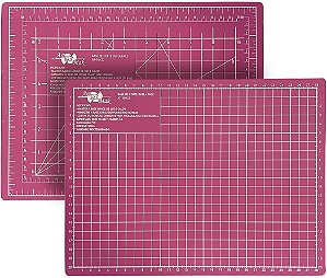 Base De Corte A4 Verde - 22X30Cm - Patchwork Artesanato Scrapbook Ref: AT-22X30R