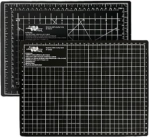 Base De Corte A4 Preta - 22X30Cm - Patchwork Artesanato Scrapbook Ref: AT-22X30P