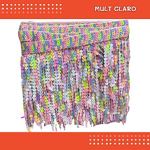 Franja Paetê Lantejoula MOD:01-20cm - Rl C/9.14 MetrosMULT-CLARO