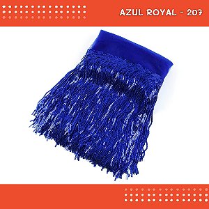 Franja Paetê Lantejoula MOD:02 - 20cm - Rl C/9.14 Metros Cor:AZUL-ROYAL-207