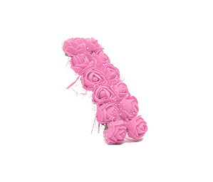 Rosinha De E.V.A P/ Artesanato - Pct C/144 Unid. Cor:ROSA-CHICLETE-140