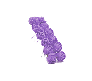 Rosinha De E.V.A P/ Artesanato - Pct C/144 Unid. Cor:LILAS-164