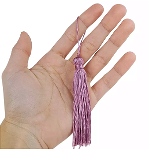 20 Pingentes De Seda Tassel - 7.0 Cm COR:ROSE-ESCURO-082