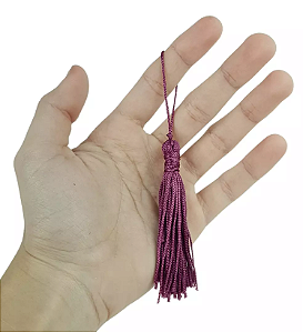 20 Pingentes De Seda Tassel - 7.0 Cm COR:BETERRABA-239
