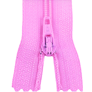 10 Ziper Comum Nylon Fino - 10cm - Nº3 - COR:ROSA-CHICLETE-140