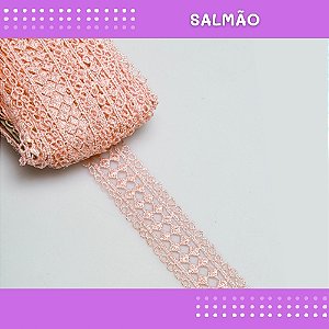Renda Guipir CHL-469 3.5 Cm -  Rolo C/13.7 Mts COR:SALMAO-147