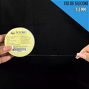Fio De Silicone - Rolo C/ 10 Metros - Unidades Tam:08