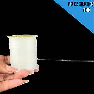 Fio De Silicone - Rolo Com 100 Metros - Unidades Tam:10