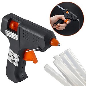 Pistola De Cola Quente Bivolt Para Cola Fina 7mm 20w - Bico Emborrachado