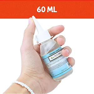 Cola De Silicone Liquida P/ Artesanato - Varios Tamanhos Tam:60ml