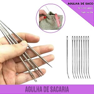 Agulha De Saco - Sacaria - Pct C/ 1 Unidade