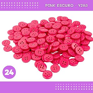 Botão de Camisaria 4 Furos 01485 Tam:24 - Pct c/144 Unid. Cor:PINK-CLARO-Y283