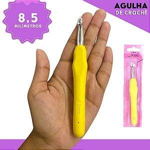 Agulha de Crochê Soft Cabo Emborrachado - Cartela C/1 Unid. Tam:8.5MM
