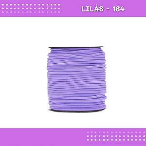 Elástico Roliço P/Costura E Artesanato 2.2mm - Rolo C/50 Mts Cor:Lilas-164